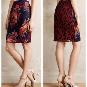 Anthropologie Quinn Lace New Pencil Skirt by Leifsdottir - 2
